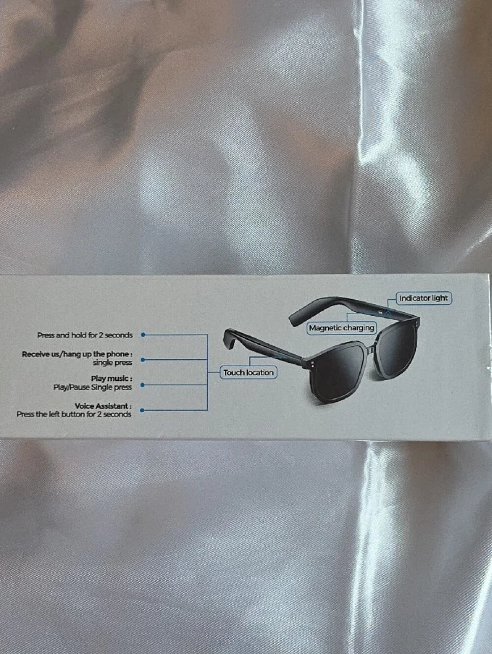 V1 Pro Smart Glasses in Black